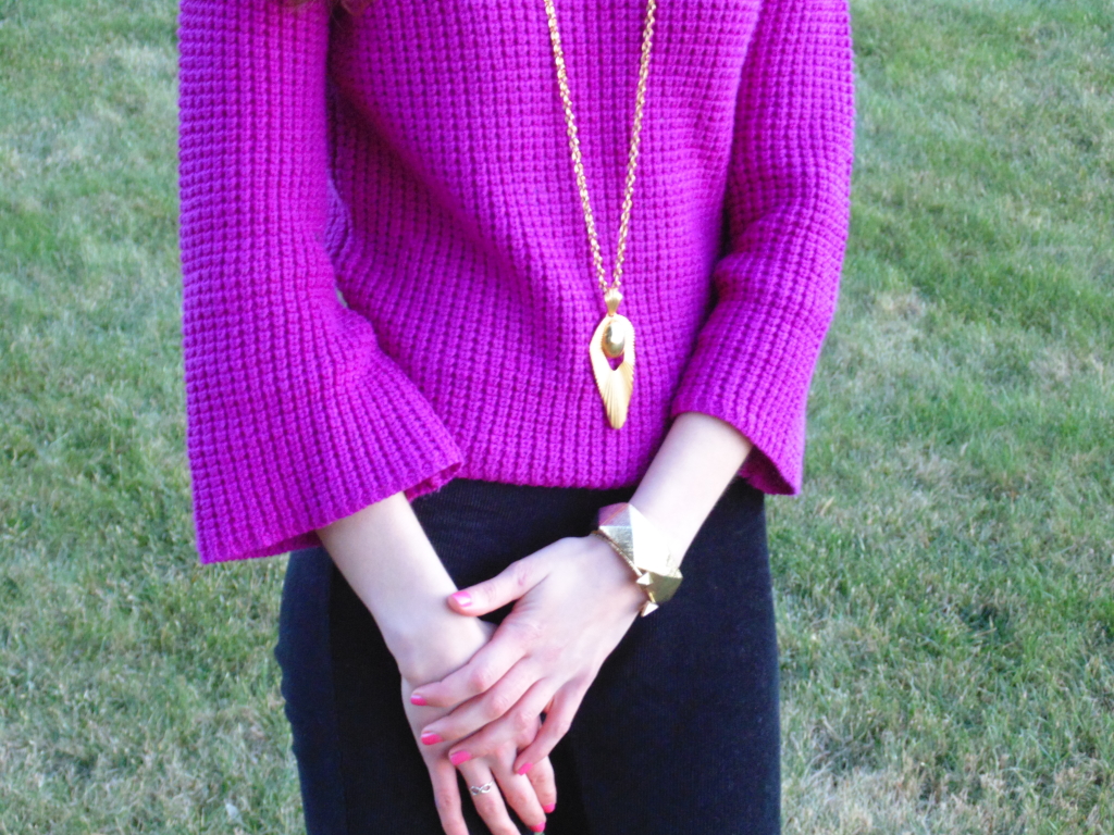 purple sweater fashion blogger ootd philadelphia