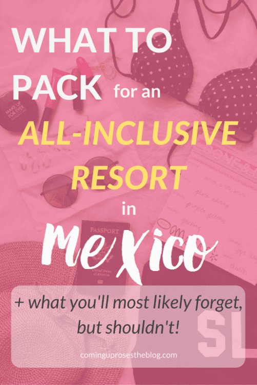 What to pack for Mexico, The Ultimate Mexico Packing List featured by popular Philadelphia blogger, Coming Up Roses