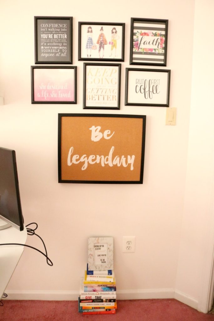 HOME TOUR: My Home Office - Come inside my home office + get inspired by my home office decor, on Coming Up Roses - Home Office Decor Ideas by popular Philadelphia lifestyle blogger Coming Up Roses
