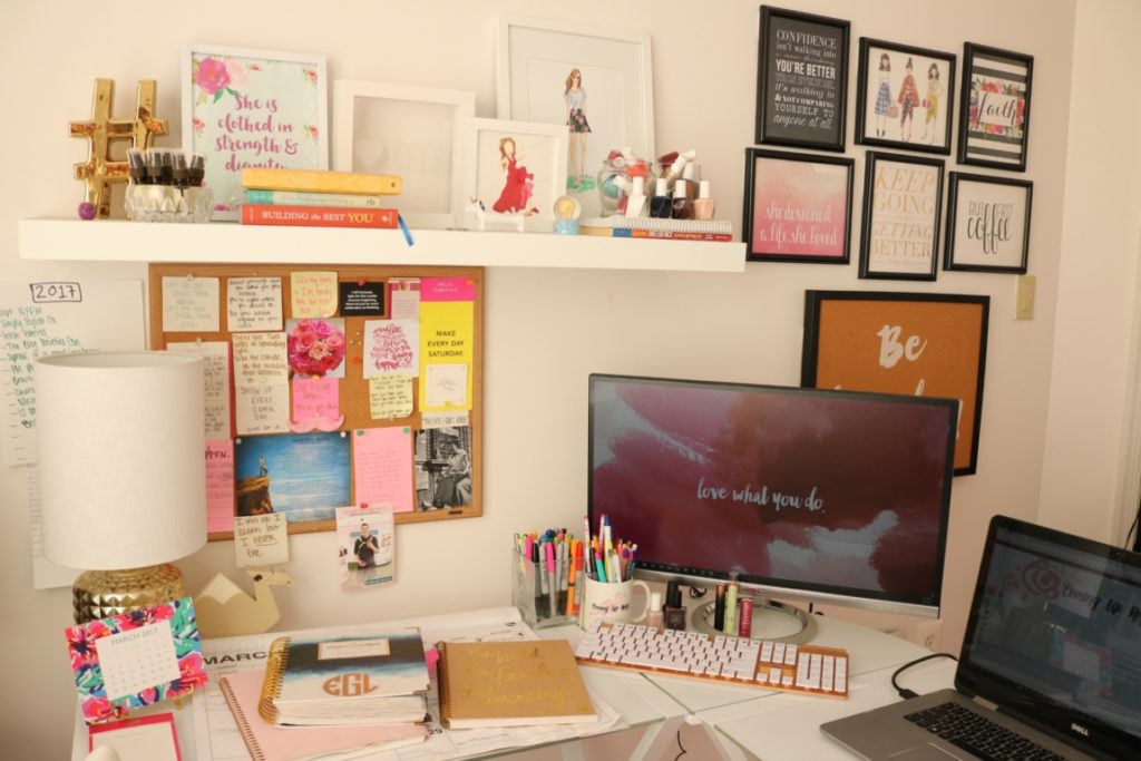 HOME TOUR: My Home Office - Come inside my home office + get inspired by my home office decor, on Coming Up Roses