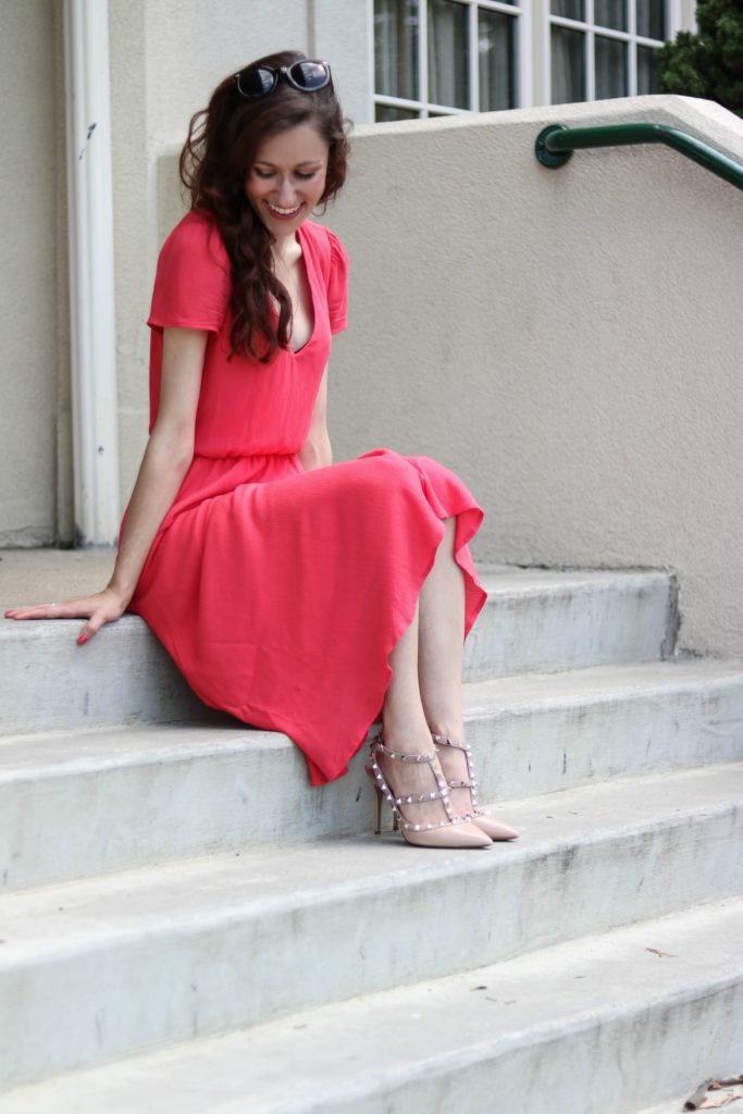 Fifteen Favorite Things, 40% off Coral Dress, + Valentino Rockstud DUPES!