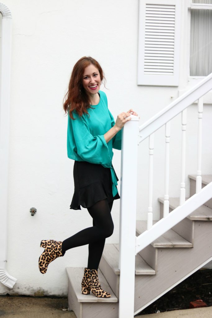 Hanes Perfect Tights - Styled Girly AND Edgy in my own Personal Style Mantra