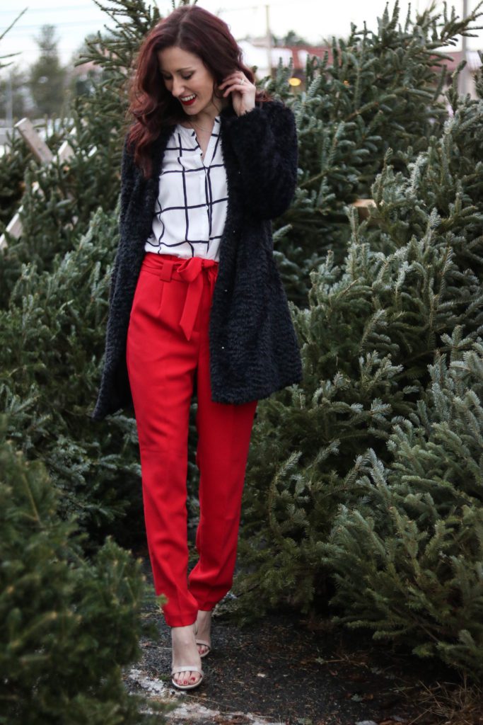 red pants outfit ideas