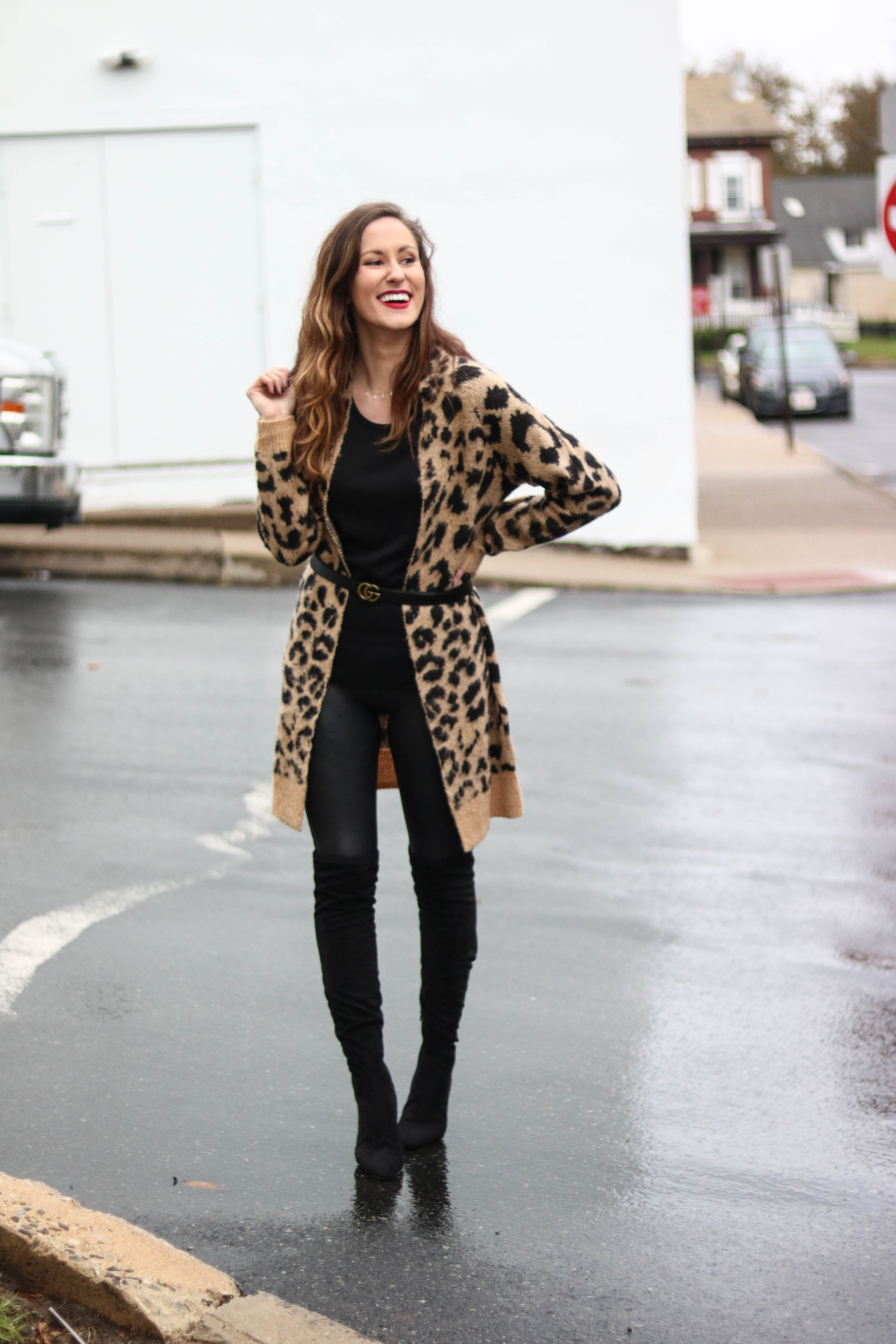 Leather Leggings Lookbook: 6 Ways to Style Leather Leggings, on Coming Up Roses