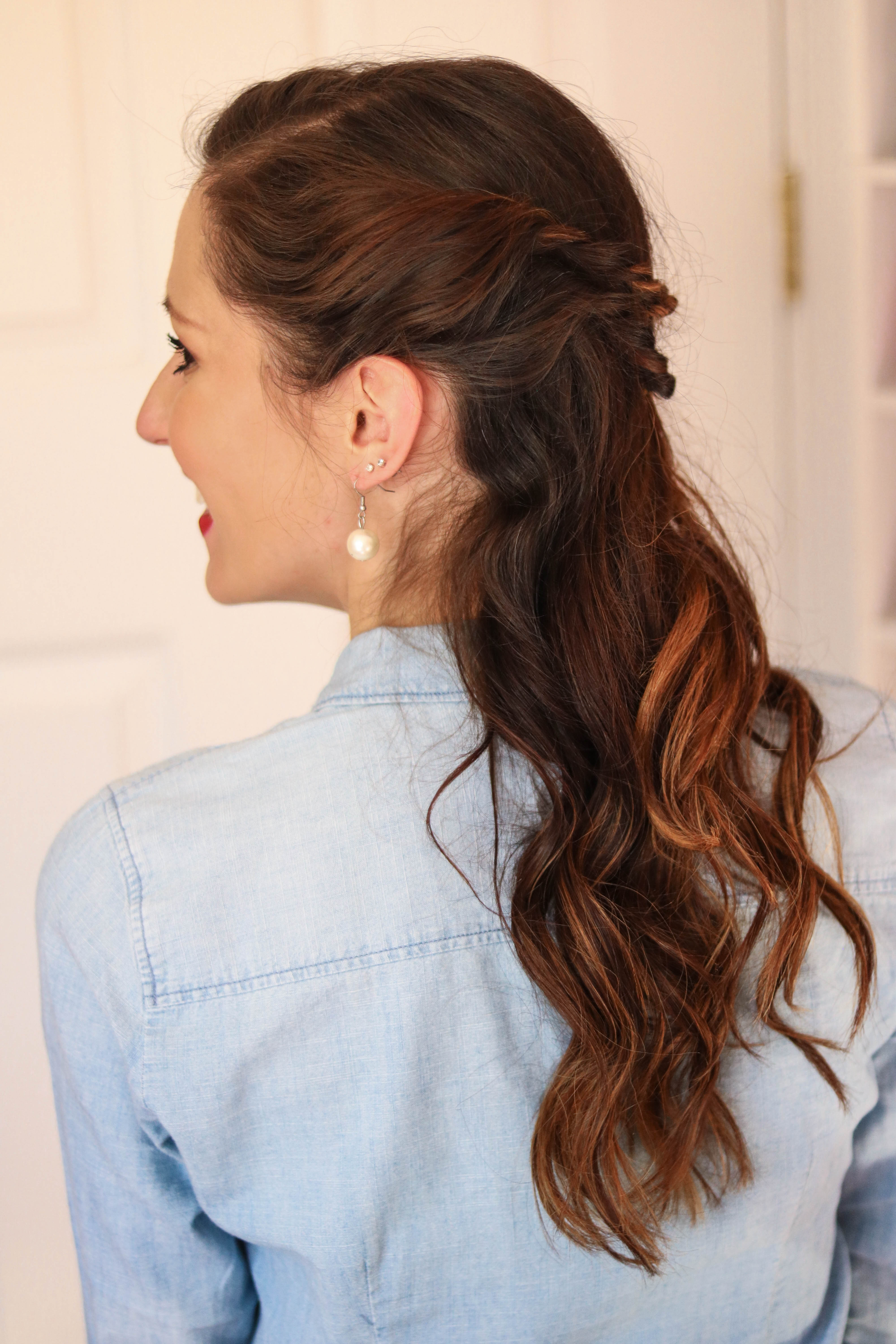 Two EASY, Effortless Holiday Hairstyles with Goody - on Coming Up Roses