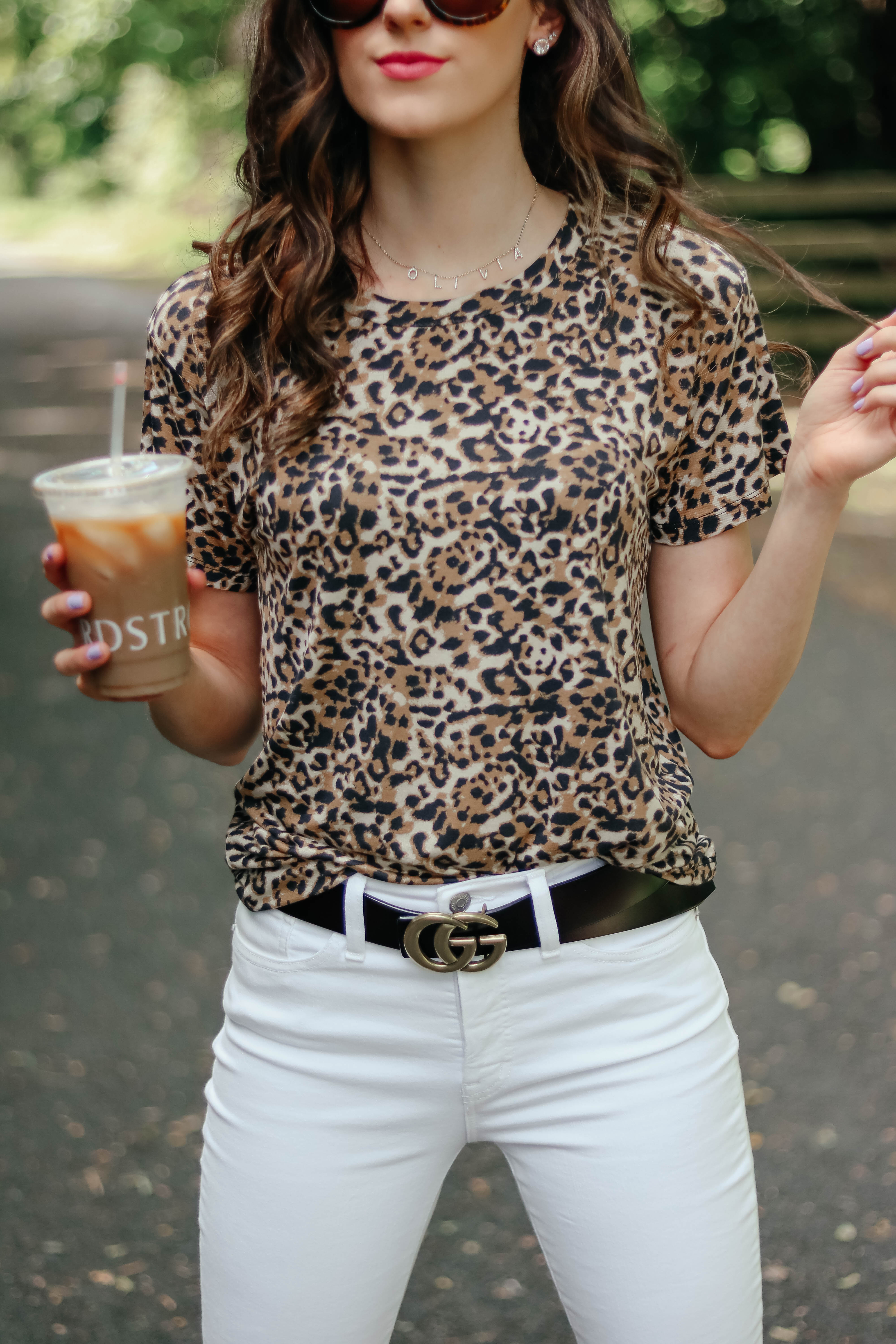 This leopard t-shirt is styled THREE ways on Coming Up Roses! Get leopard tee outfit ideas for fall and beyond in this blog post. And, it's ON SALE!