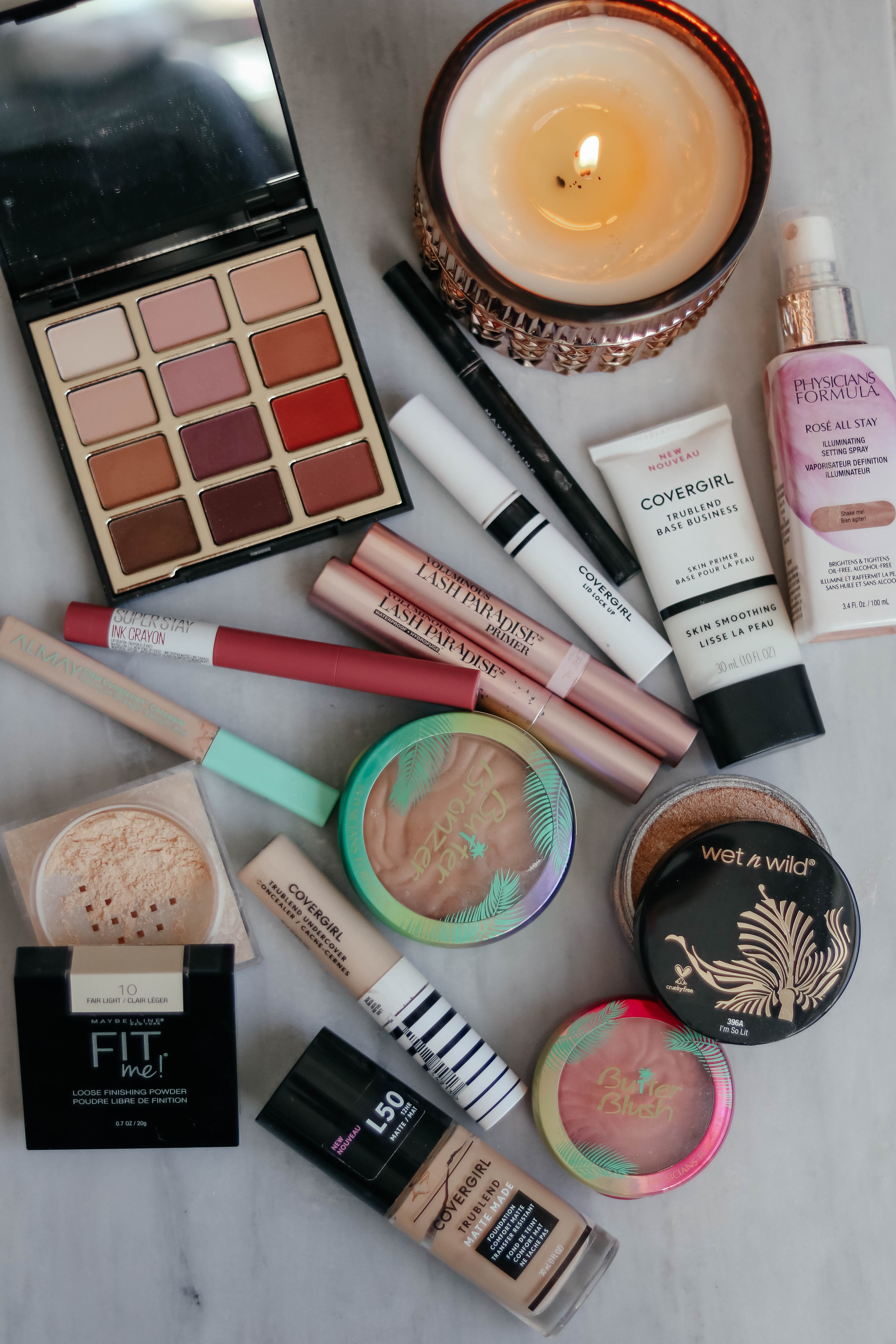 everyday makeup look - best drugstore makeup products for fall