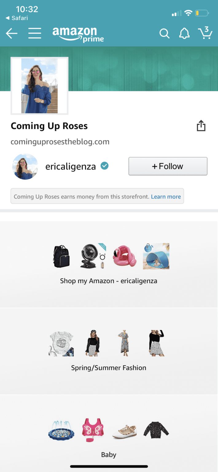 How To Shop My Amazon Storefront On Coming Up Roses