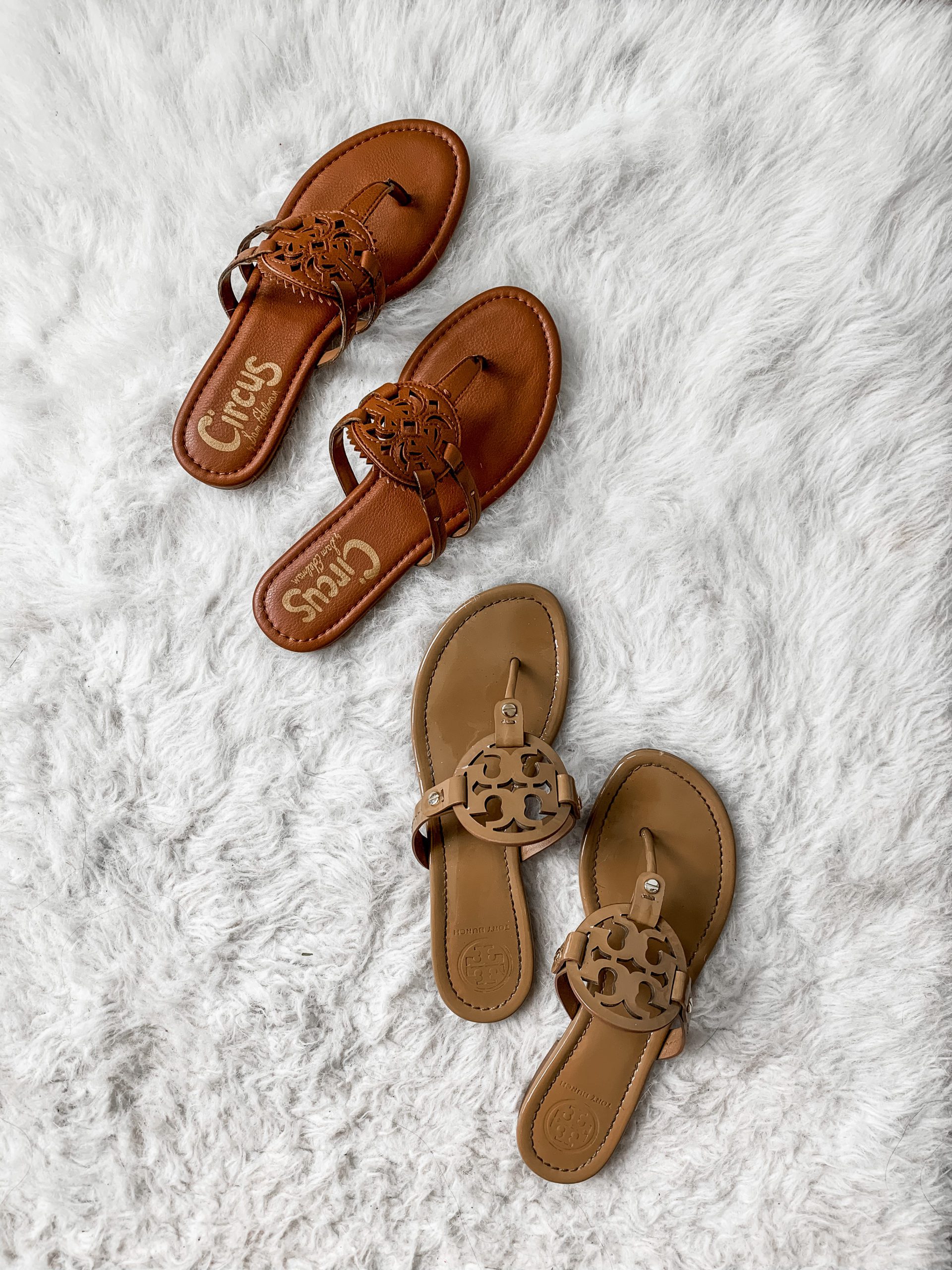 LOOK FOR LESS: Tory Burch Miller Sandals ($198 vs. $30)