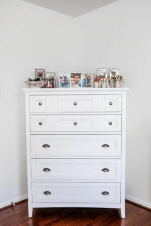 WHITE MASTER BEDROOM DECOR - with Raymour & Flanigan on Coming Up Roses