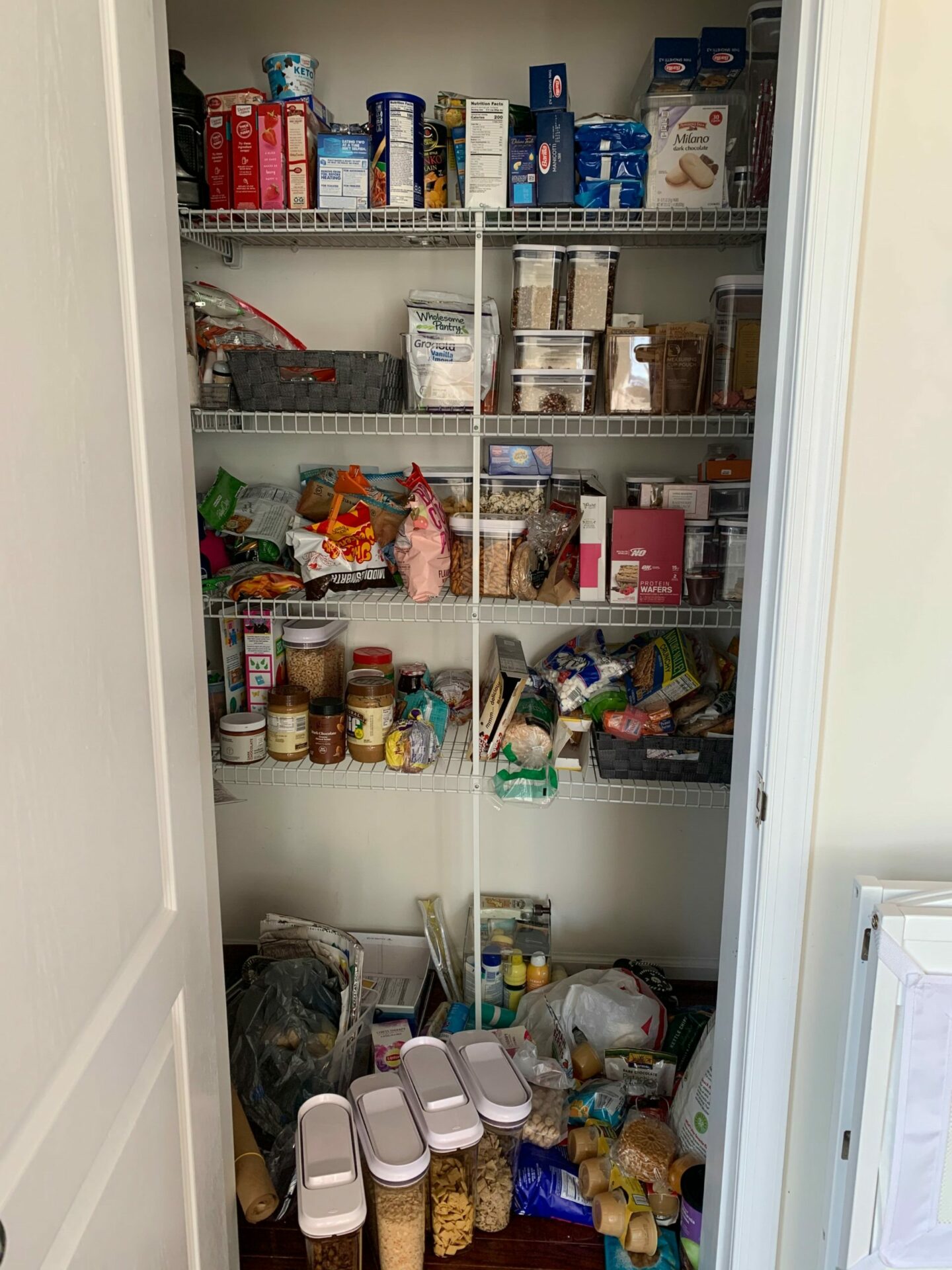 Pantry Organization System - THE BEFORE