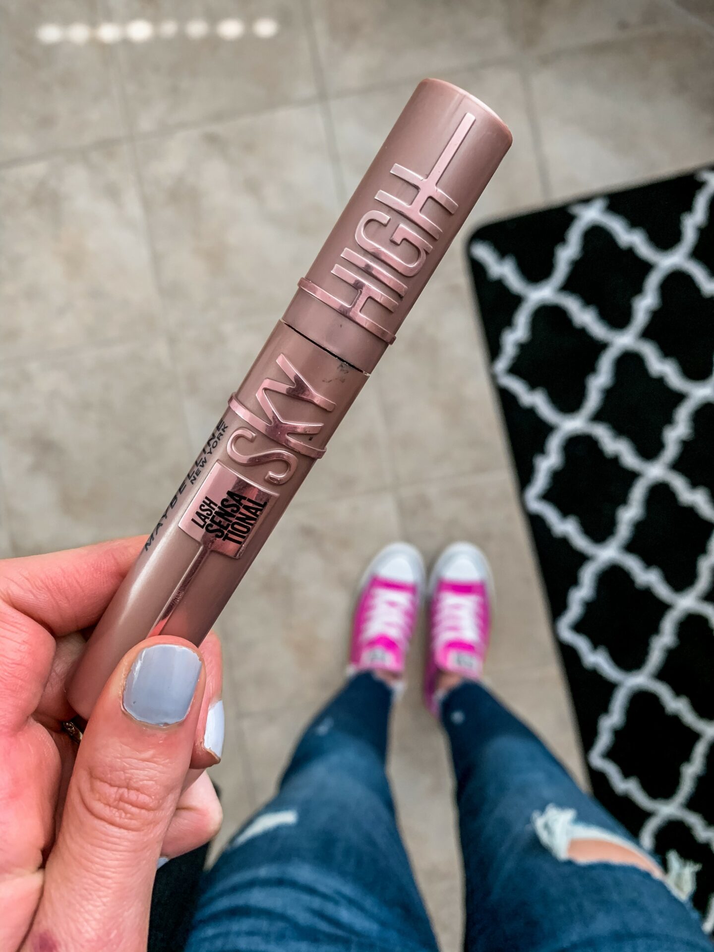 VIRAL TIKTOK MASCARA - maybelline sky high on Coming Up Roses