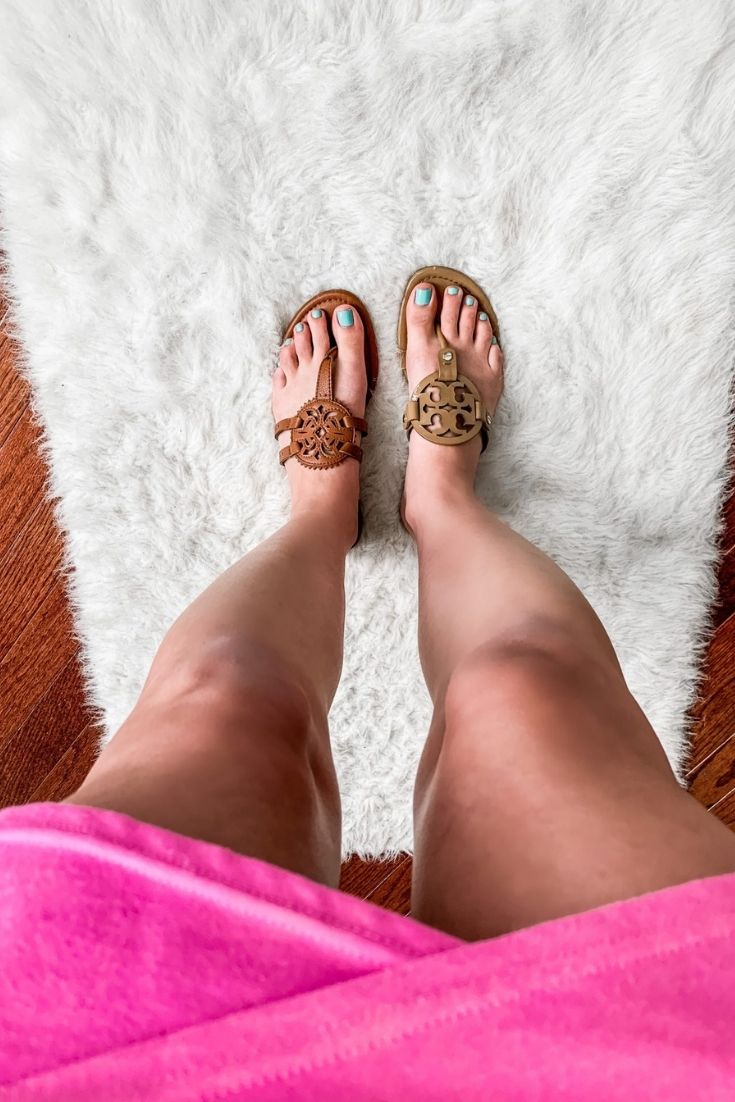 LOOK FOR LESS: Tory Burch Miller Sandals ($198 vs. $30)