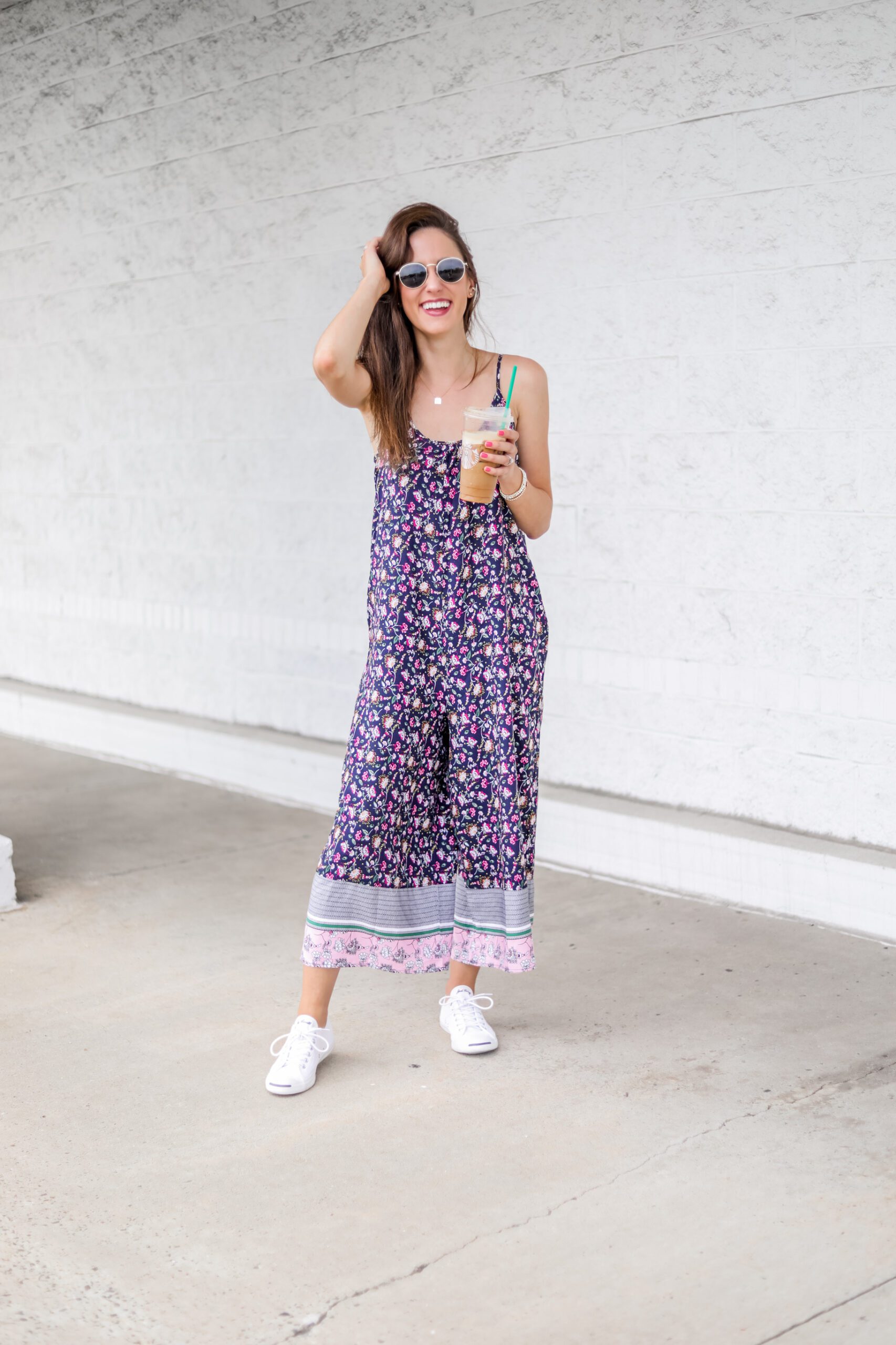 $17 AMAZON JUMPSUIT - Pretty floral prints and easy, breezy fit for everyday wear!