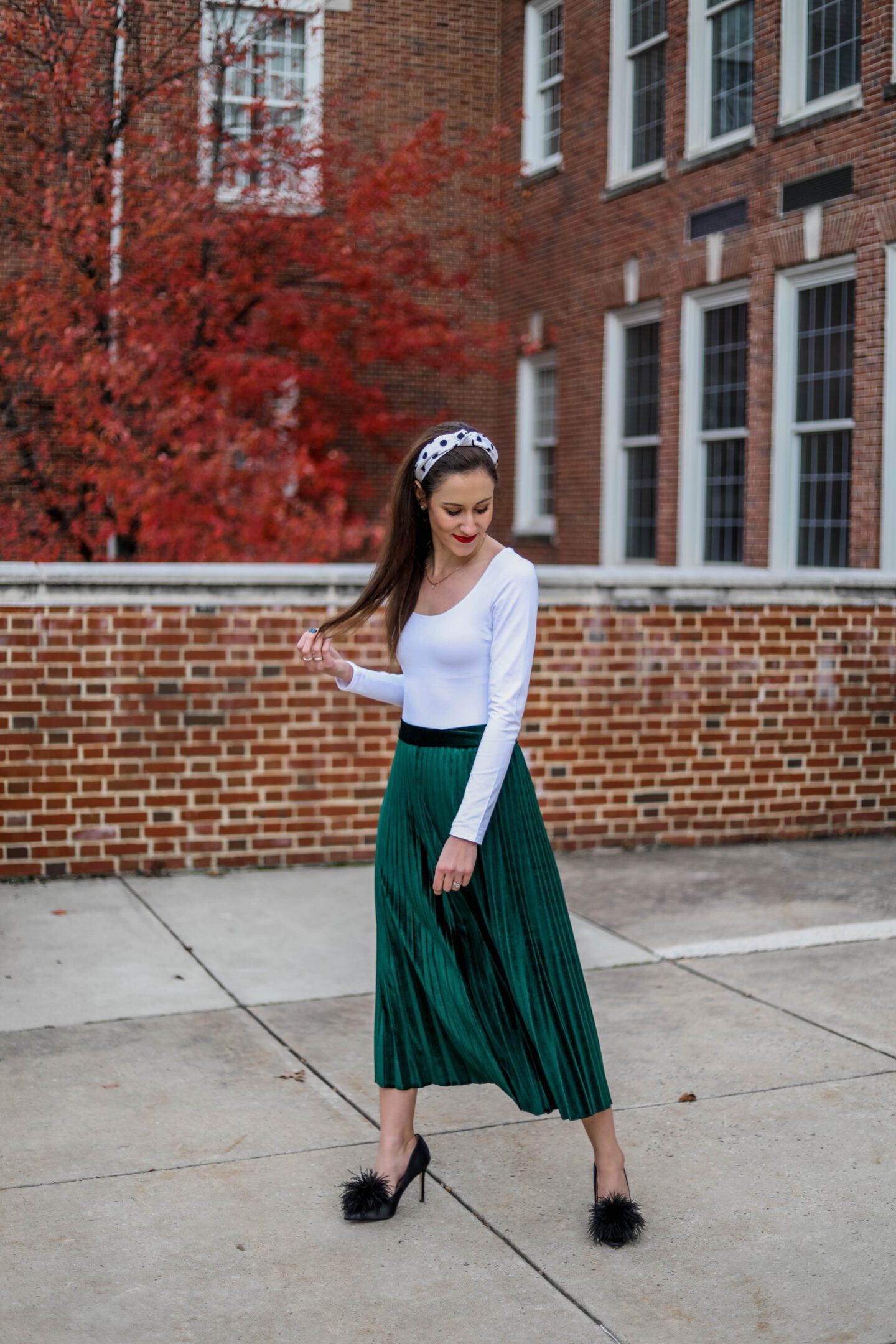 Emilia Clarke Bronze Satin Midi Skirt Spring Summer 2019 | SASSY DAILY  Fashion News