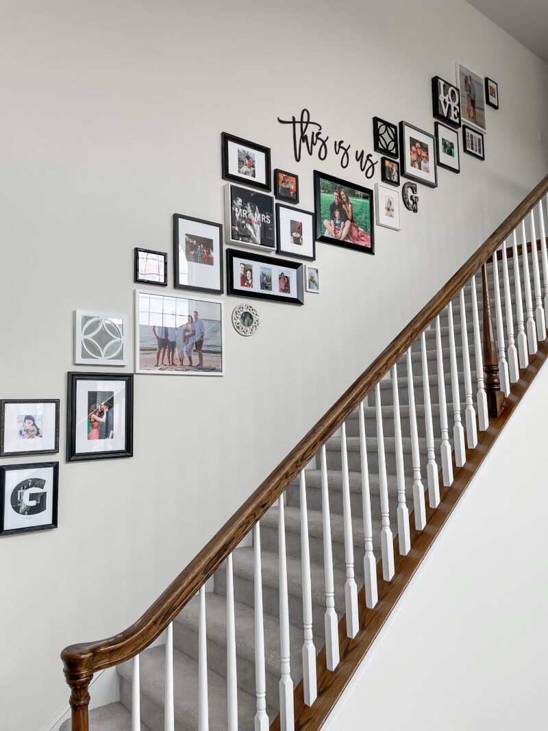 How to Create a Beautiful Stairway Gallery Wall