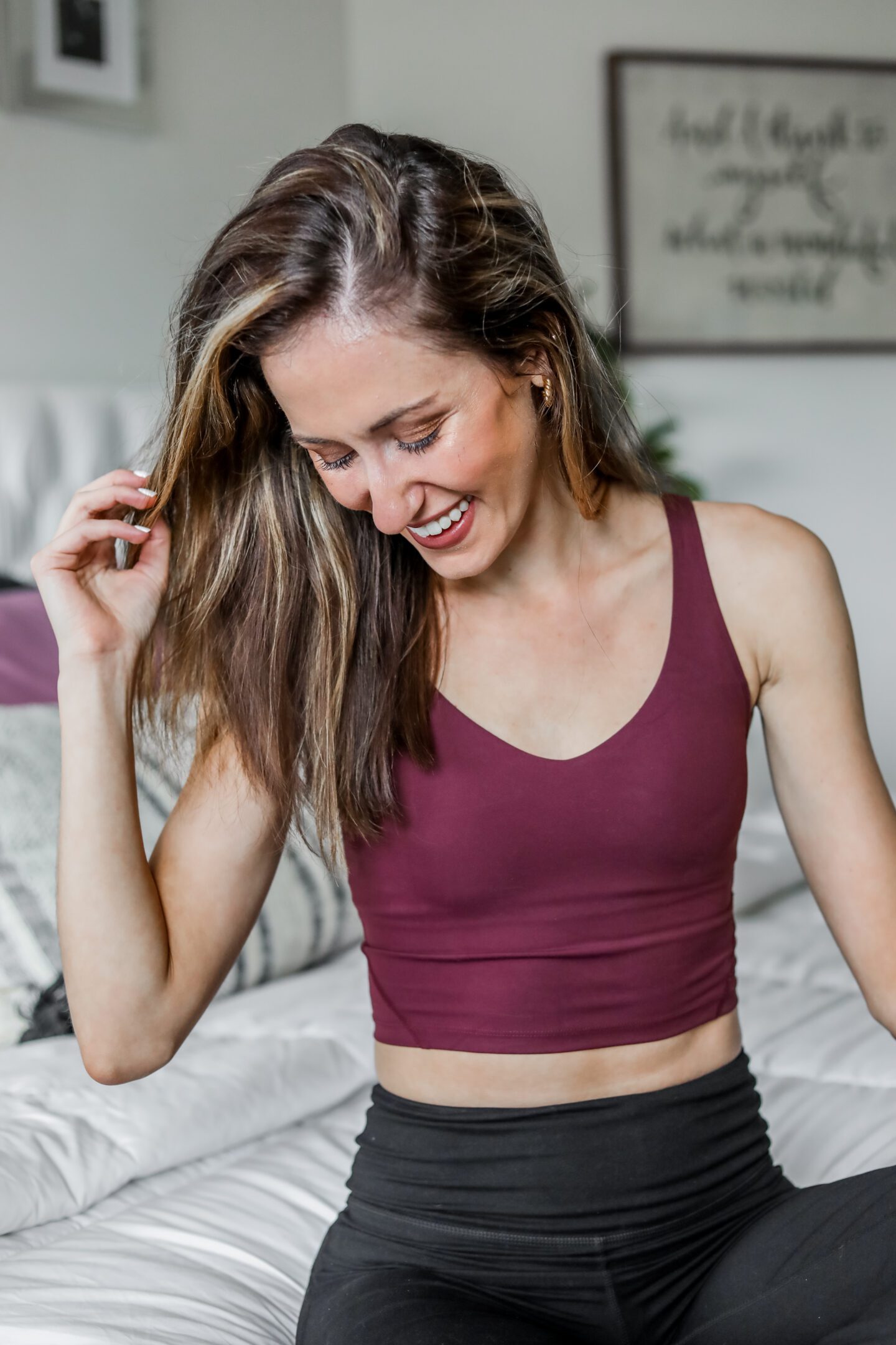 Lululemon Align DUPE workout top - COOL SH*T I LOVELOVELOVE - Monthly Favorites, August 2022 on Coming Up Roses