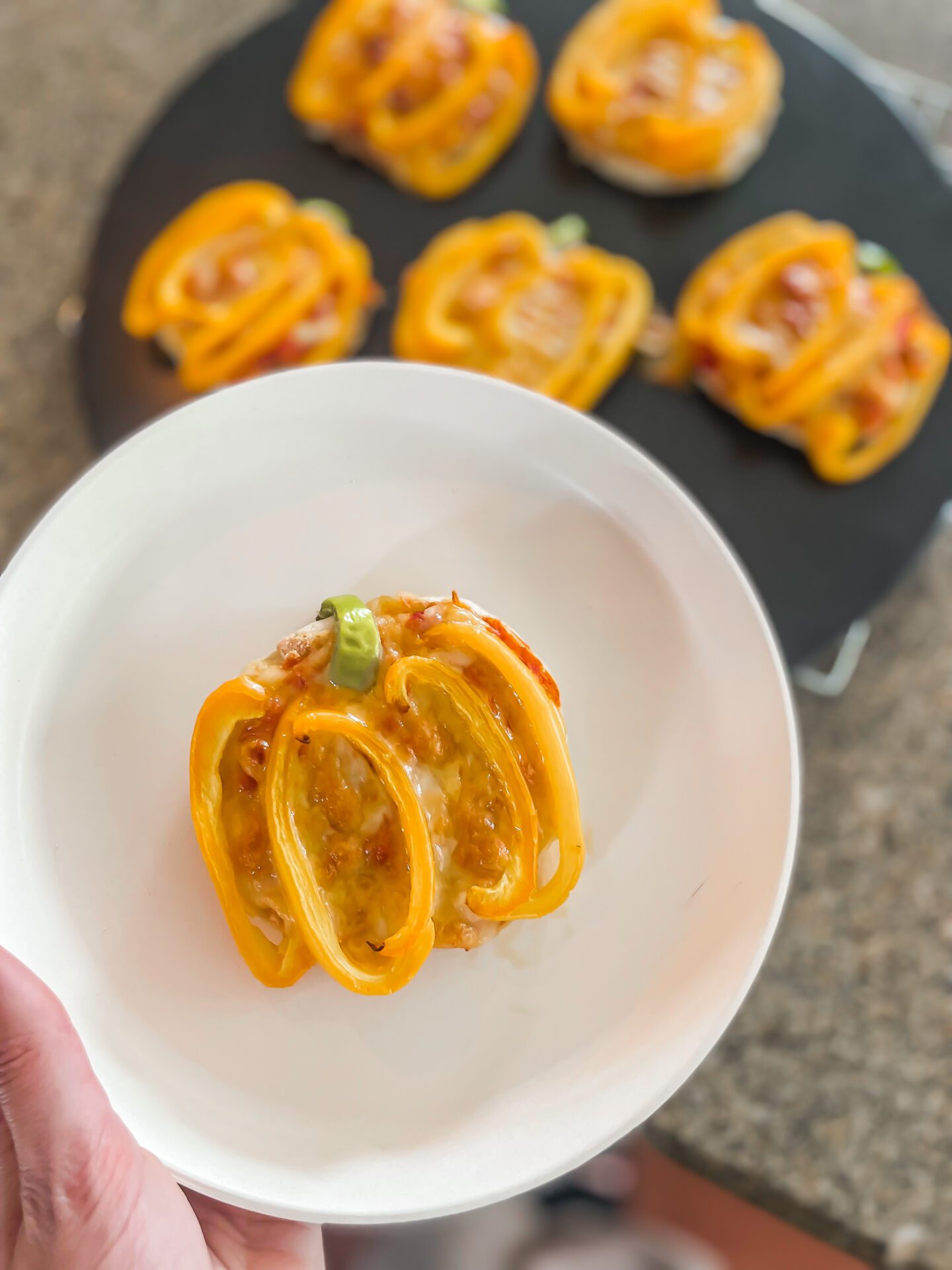 Kid-Friendly PUMPKIN PIZZAS - on Coming Up Roses