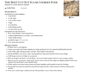 best cut out sugar cookies