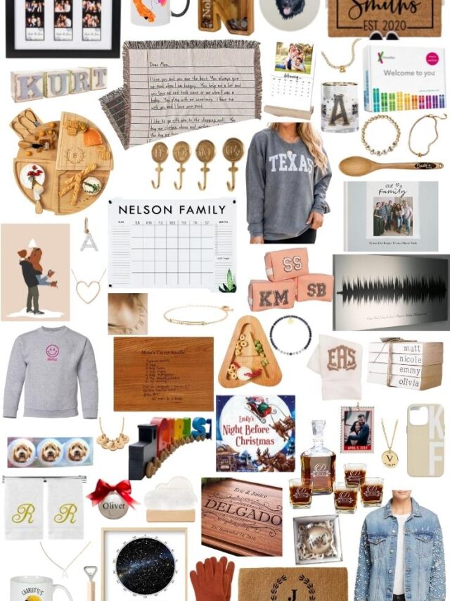 GIFT GUIDE: Unique + Personalized Gift Ideas