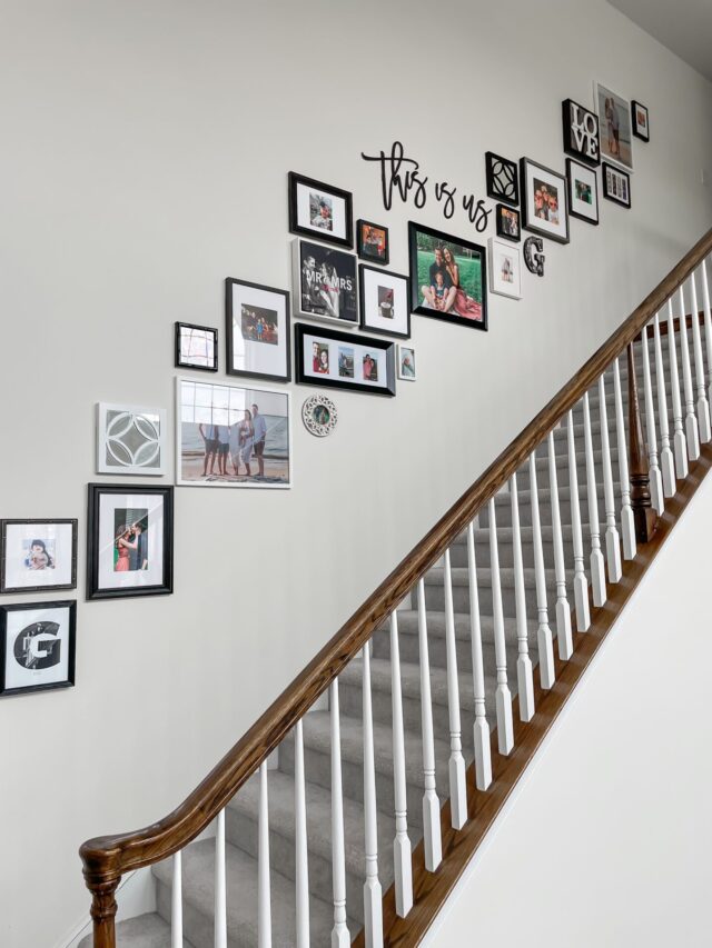 Create a Stairway Gallery Wall