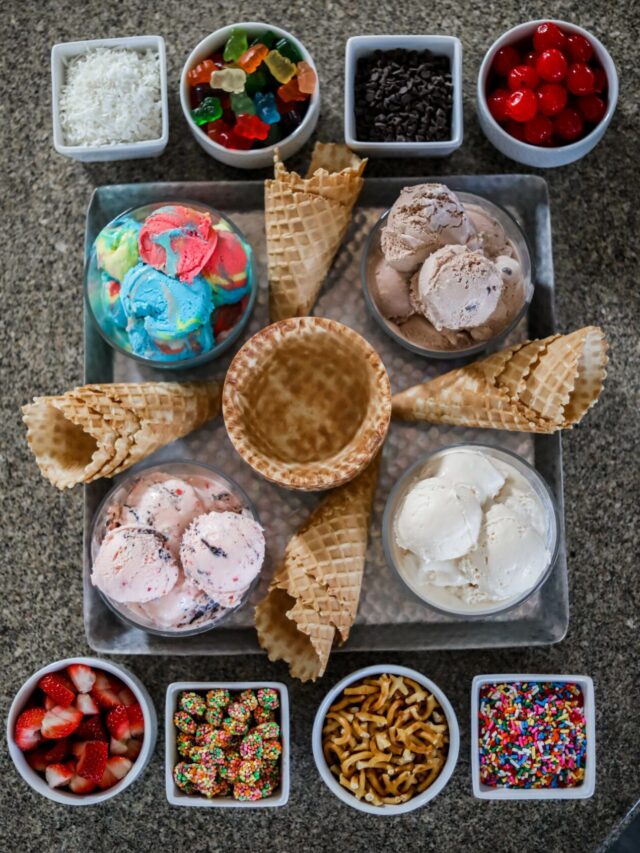 DIY ICE CREAM BAR