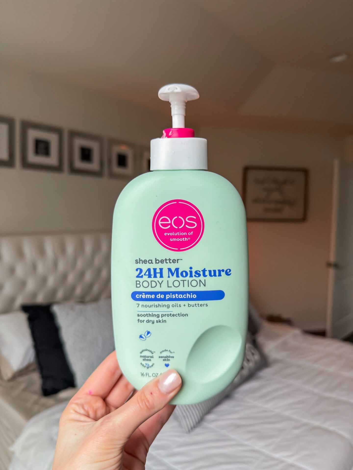 eos pistachio lotion - Favorites on Coming Up Roses